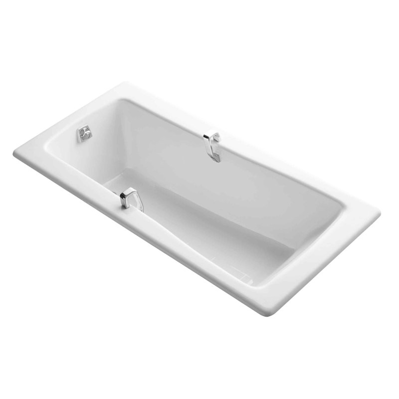 K8390,96 Kohler Maestro 66" x 32" Soaking Bathtub Wayfair
